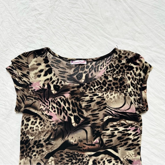 90’s cheetah print top - Picture 6 of 9